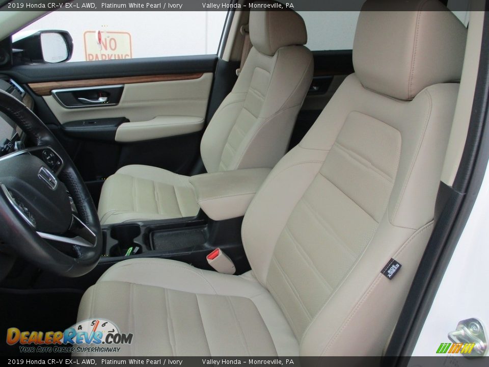 2019 Honda CR-V EX-L AWD Platinum White Pearl / Ivory Photo #13
