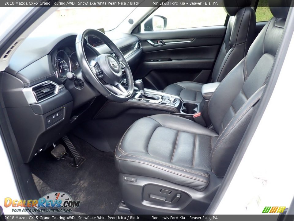 2018 Mazda CX-5 Grand Touring AWD Snowflake White Pearl Mica / Black Photo #14