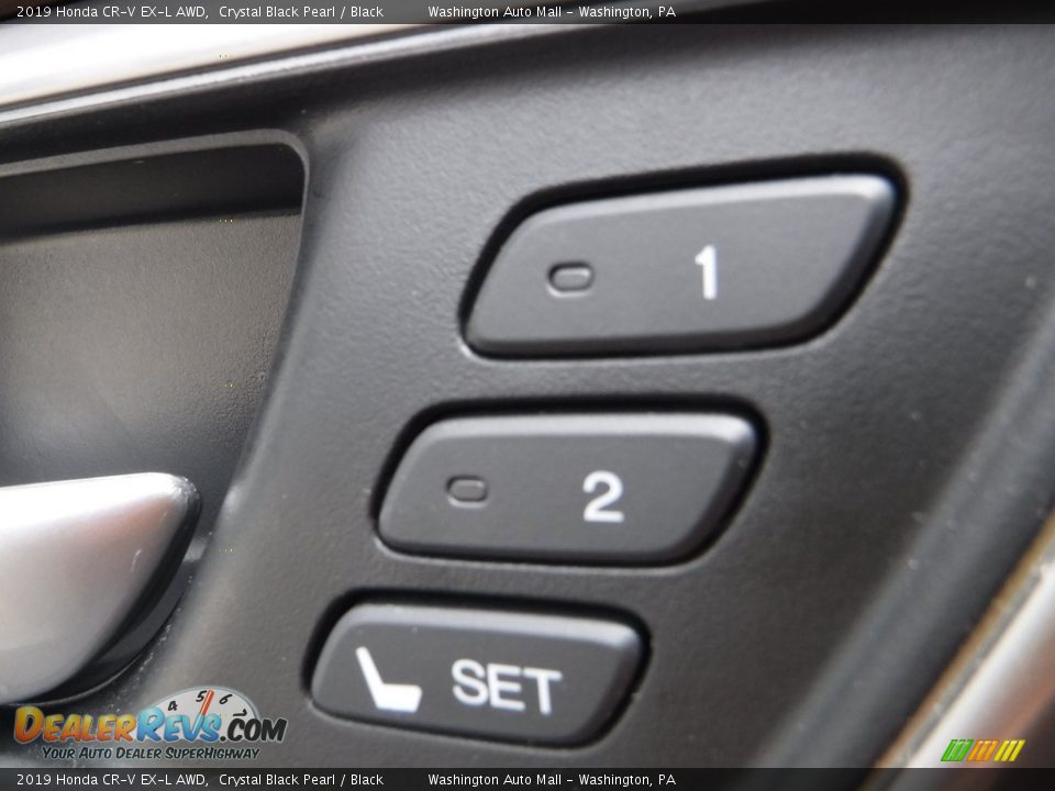 2019 Honda CR-V EX-L AWD Crystal Black Pearl / Black Photo #16