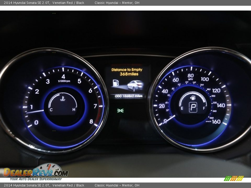 2014 Hyundai Sonata SE 2.0T Venetian Red / Black Photo #8