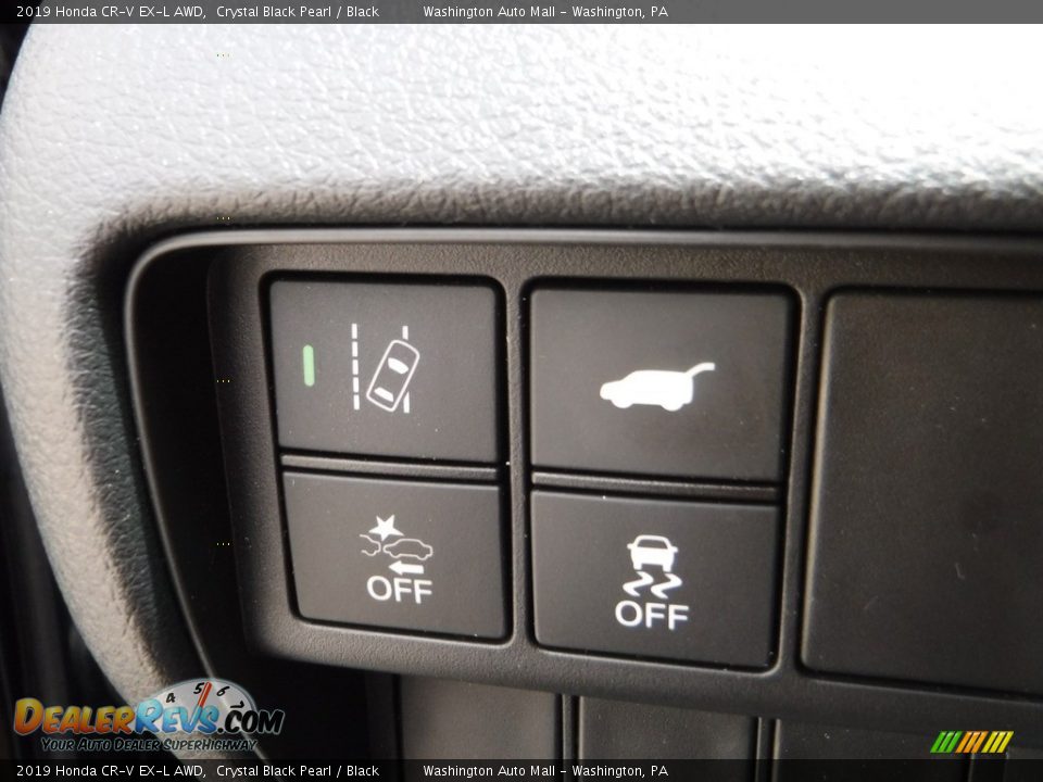 2019 Honda CR-V EX-L AWD Crystal Black Pearl / Black Photo #17