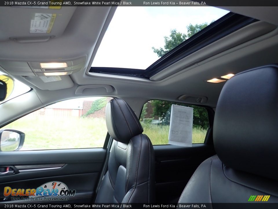 2018 Mazda CX-5 Grand Touring AWD Snowflake White Pearl Mica / Black Photo #17