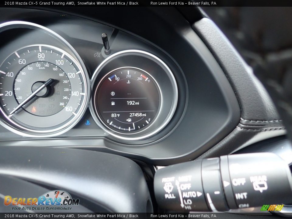 2018 Mazda CX-5 Grand Touring AWD Snowflake White Pearl Mica / Black Photo #18