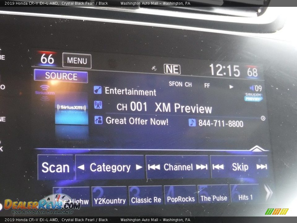 2019 Honda CR-V EX-L AWD Crystal Black Pearl / Black Photo #19