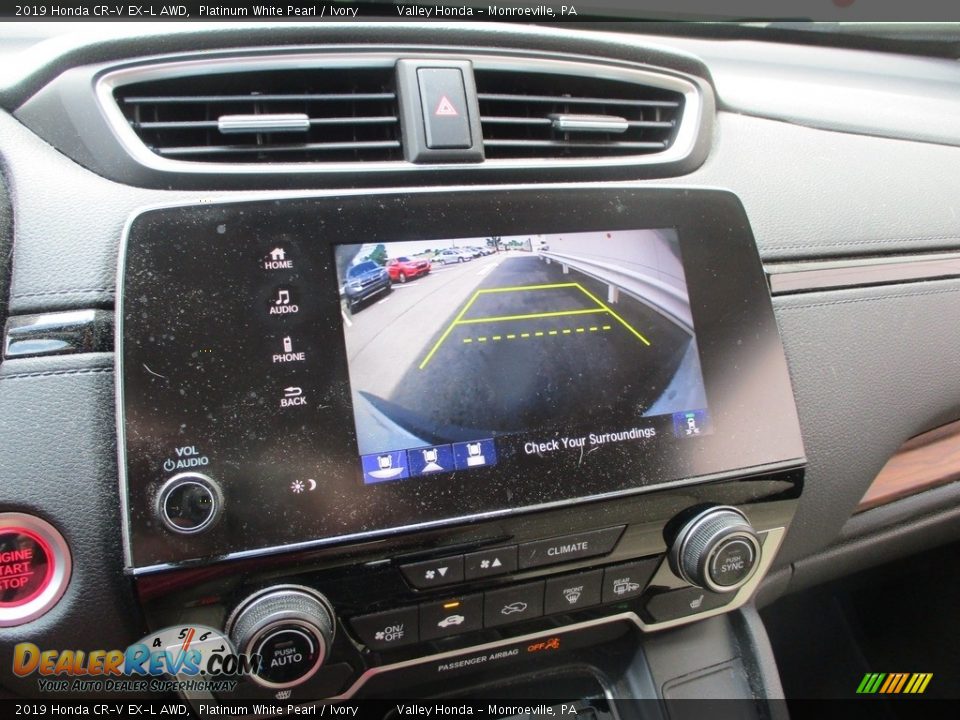 2019 Honda CR-V EX-L AWD Platinum White Pearl / Ivory Photo #17