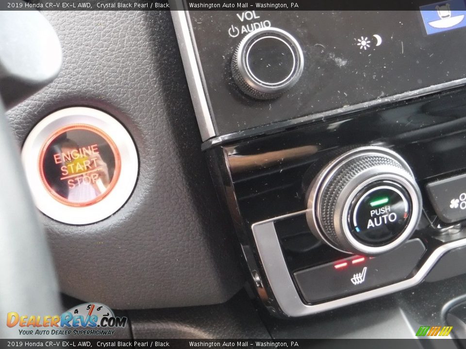 2019 Honda CR-V EX-L AWD Crystal Black Pearl / Black Photo #22