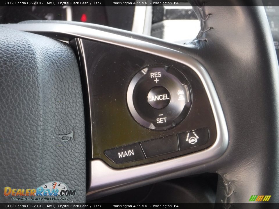 2019 Honda CR-V EX-L AWD Crystal Black Pearl / Black Photo #24