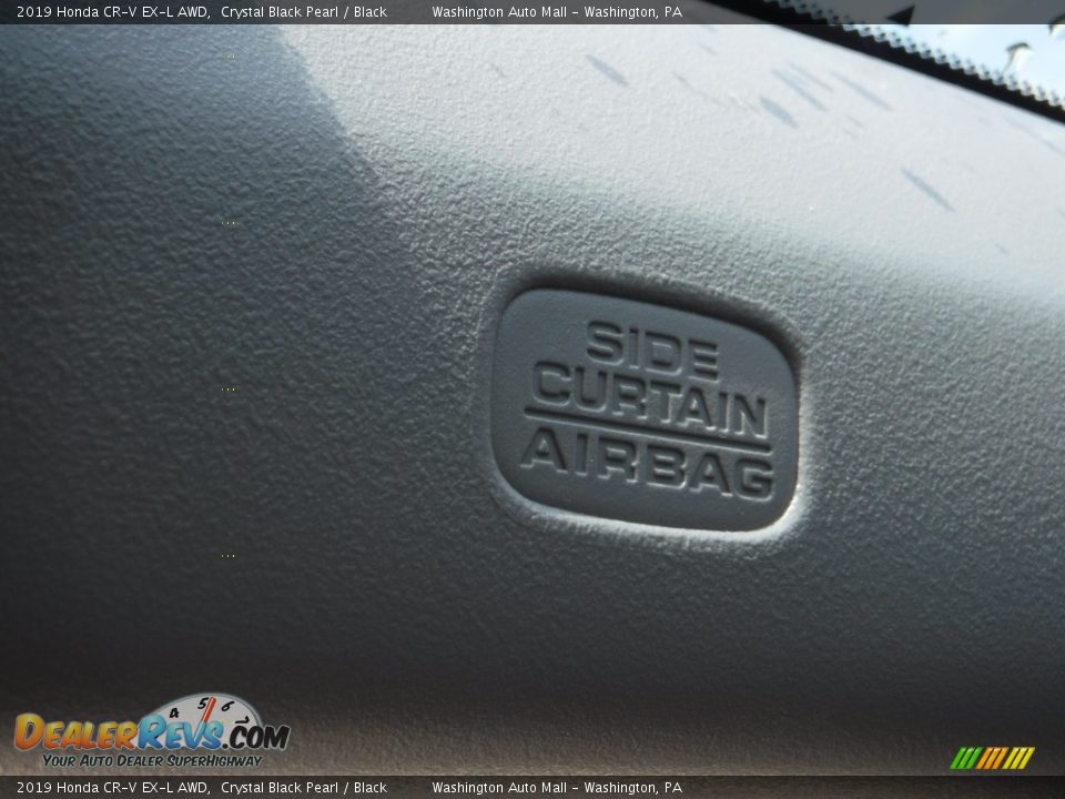 2019 Honda CR-V EX-L AWD Crystal Black Pearl / Black Photo #25