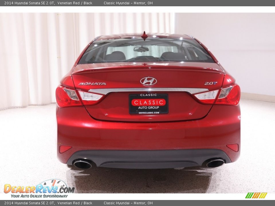 2014 Hyundai Sonata SE 2.0T Venetian Red / Black Photo #18