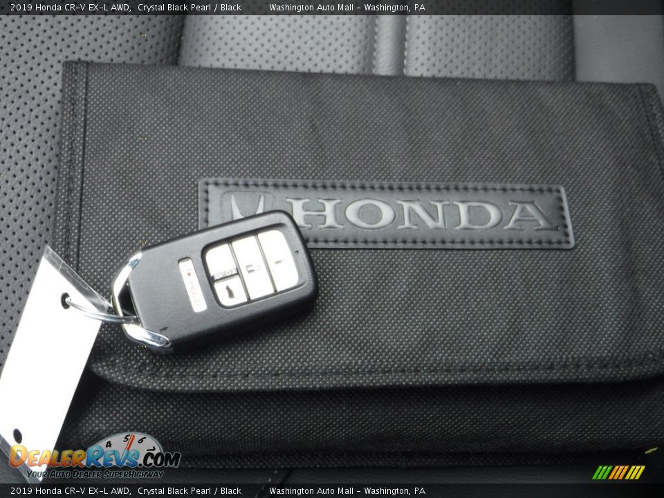 2019 Honda CR-V EX-L AWD Crystal Black Pearl / Black Photo #29