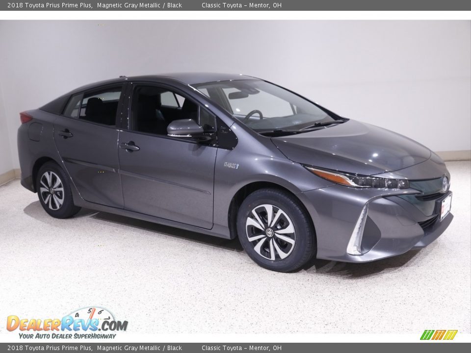 2018 Toyota Prius Prime Plus Magnetic Gray Metallic / Black Photo #1
