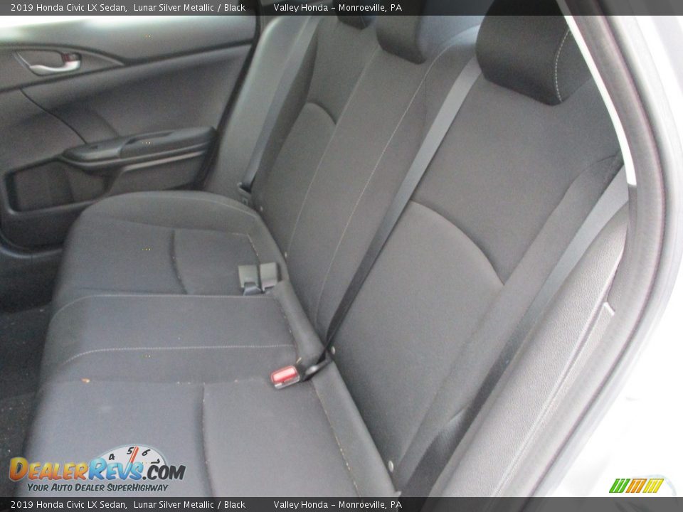 2019 Honda Civic LX Sedan Lunar Silver Metallic / Black Photo #13