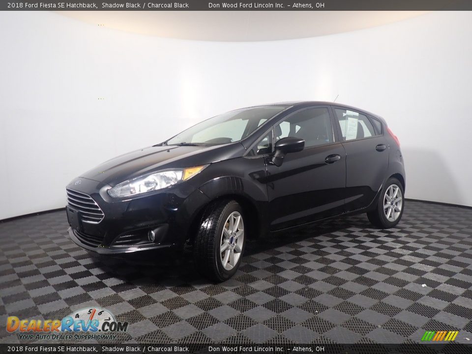 2018 Ford Fiesta SE Hatchback Shadow Black / Charcoal Black Photo #9