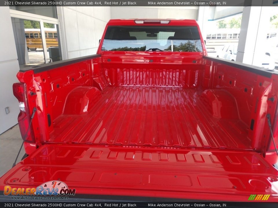 2021 Chevrolet Silverado 2500HD Custom Crew Cab 4x4 Red Hot / Jet Black Photo #6
