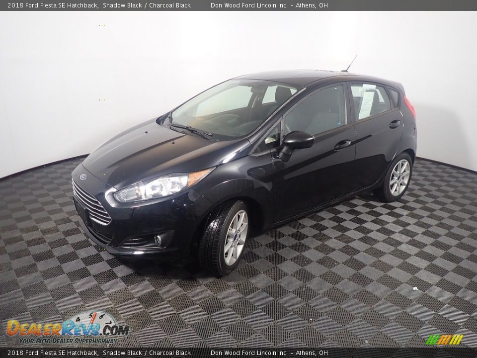 2018 Ford Fiesta SE Hatchback Shadow Black / Charcoal Black Photo #10