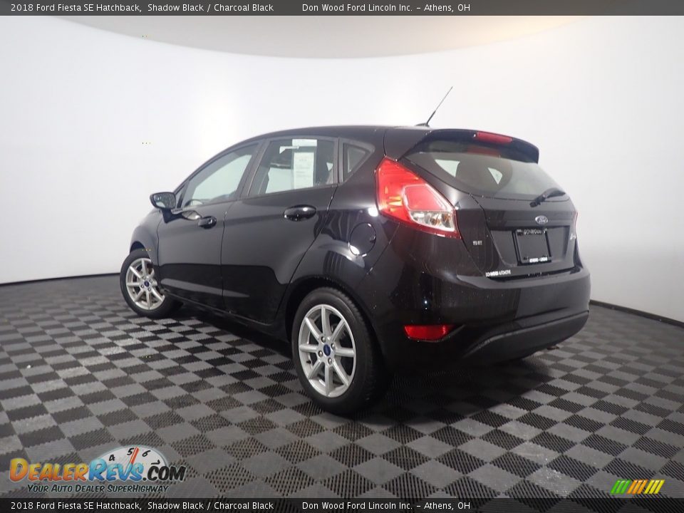 2018 Ford Fiesta SE Hatchback Shadow Black / Charcoal Black Photo #12