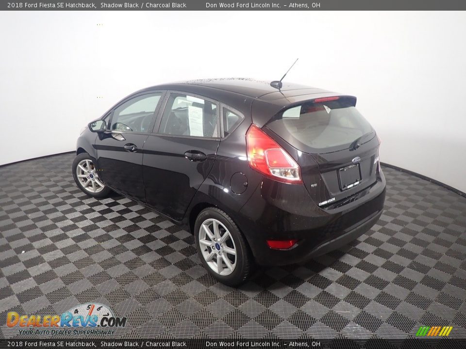 2018 Ford Fiesta SE Hatchback Shadow Black / Charcoal Black Photo #13