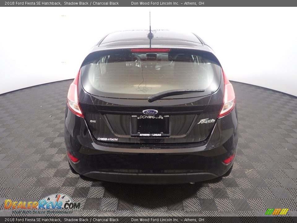 2018 Ford Fiesta SE Hatchback Shadow Black / Charcoal Black Photo #14