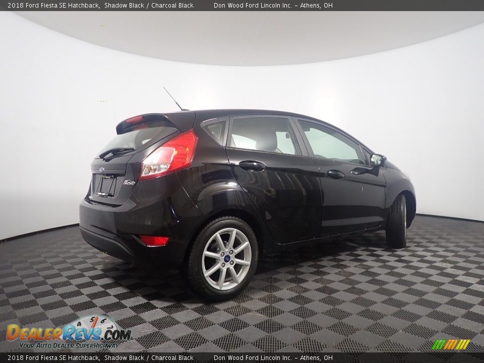 2018 Ford Fiesta SE Hatchback Shadow Black / Charcoal Black Photo #17