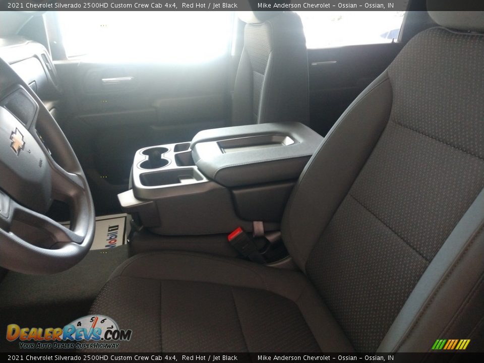 2021 Chevrolet Silverado 2500HD Custom Crew Cab 4x4 Red Hot / Jet Black Photo #15
