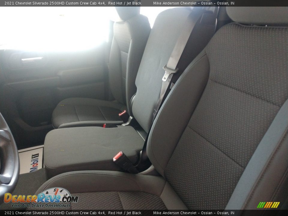 2021 Chevrolet Silverado 2500HD Custom Crew Cab 4x4 Red Hot / Jet Black Photo #16
