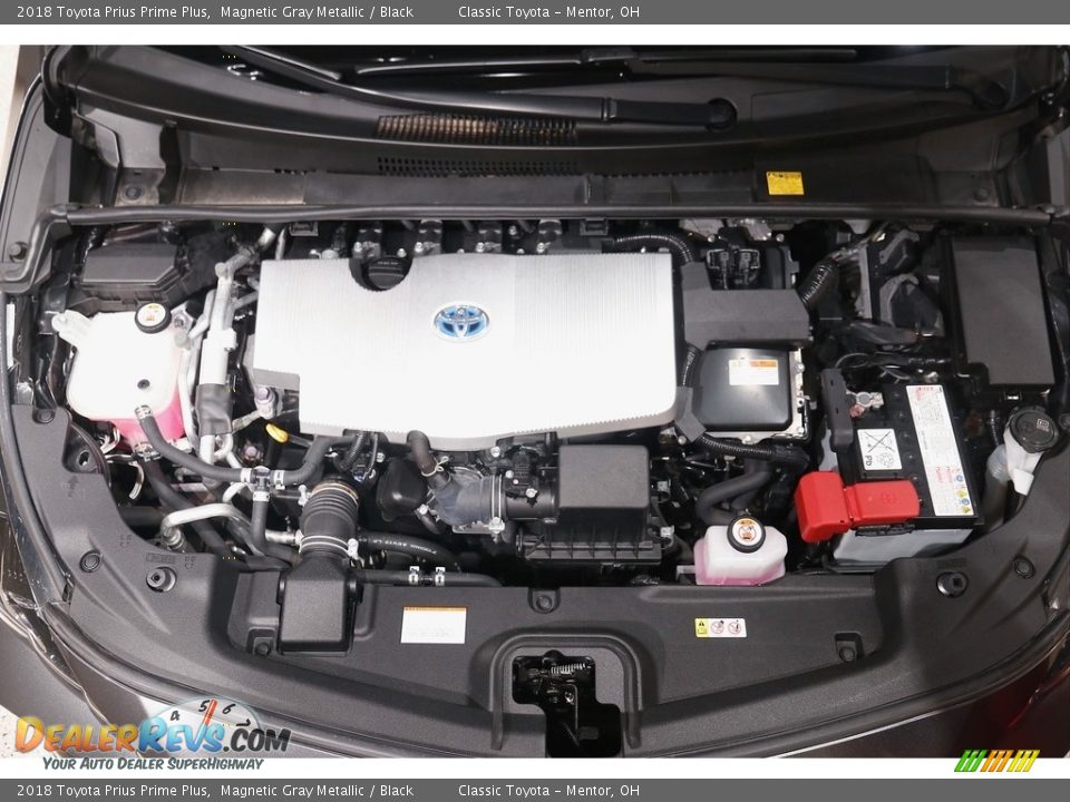 2018 Toyota Prius Prime Plus Magnetic Gray Metallic / Black Photo #21