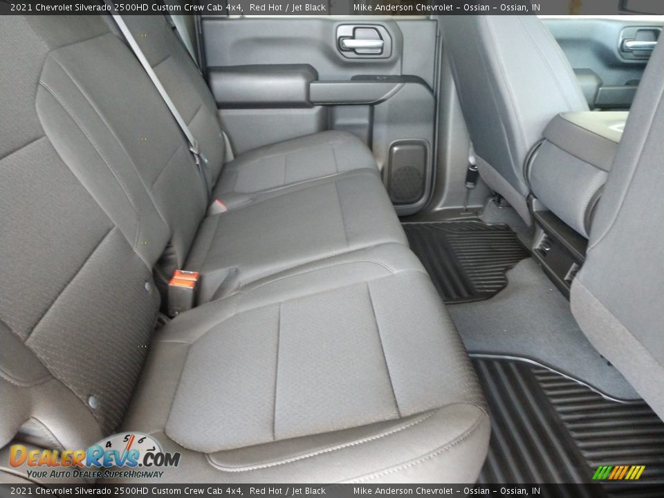 2021 Chevrolet Silverado 2500HD Custom Crew Cab 4x4 Red Hot / Jet Black Photo #21