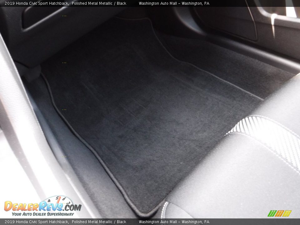 2019 Honda Civic Sport Hatchback Polished Metal Metallic / Black Photo #24