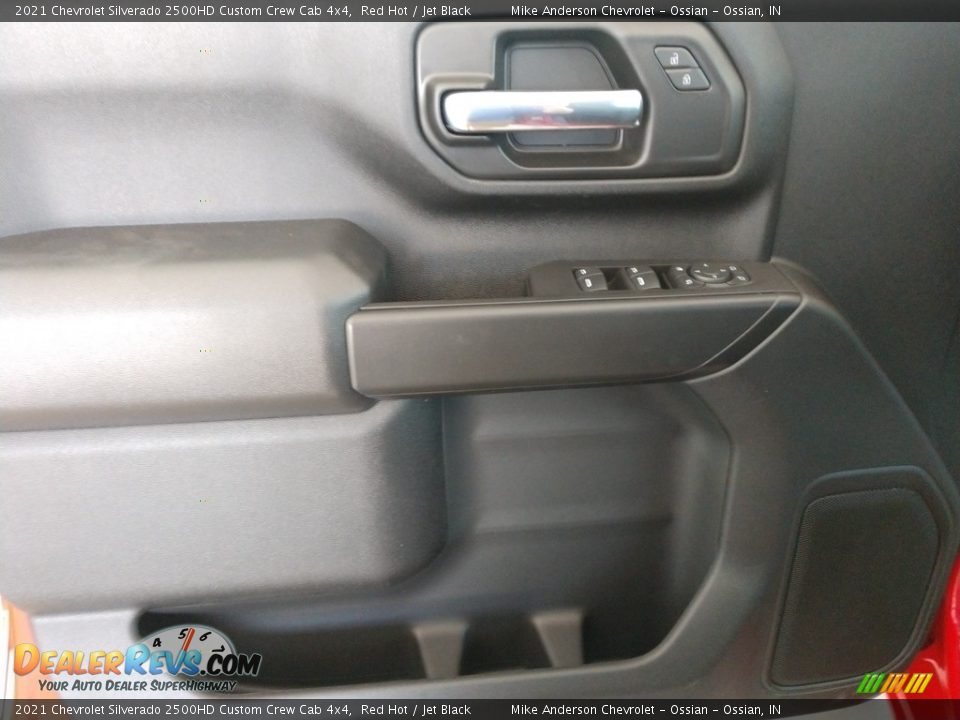 2021 Chevrolet Silverado 2500HD Custom Crew Cab 4x4 Red Hot / Jet Black Photo #22