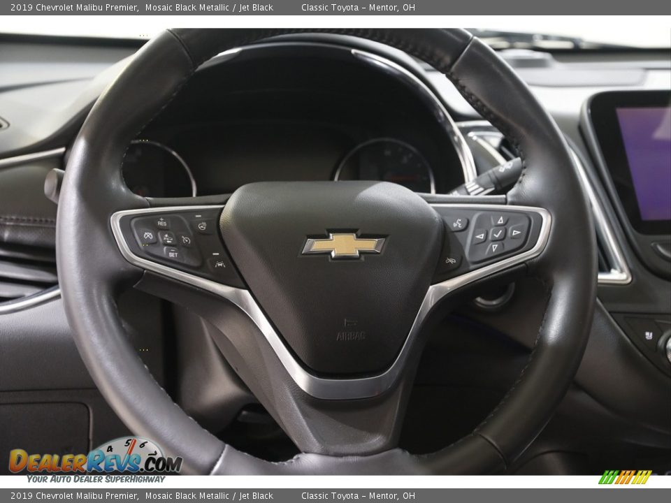 2019 Chevrolet Malibu Premier Mosaic Black Metallic / Jet Black Photo #7