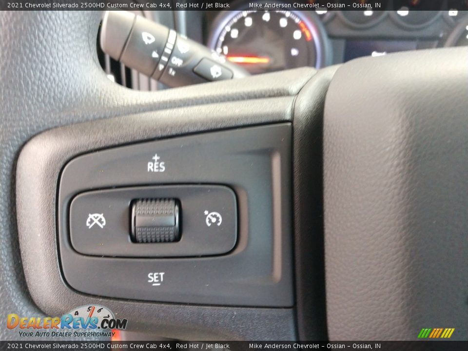 2021 Chevrolet Silverado 2500HD Custom Crew Cab 4x4 Steering Wheel Photo #25