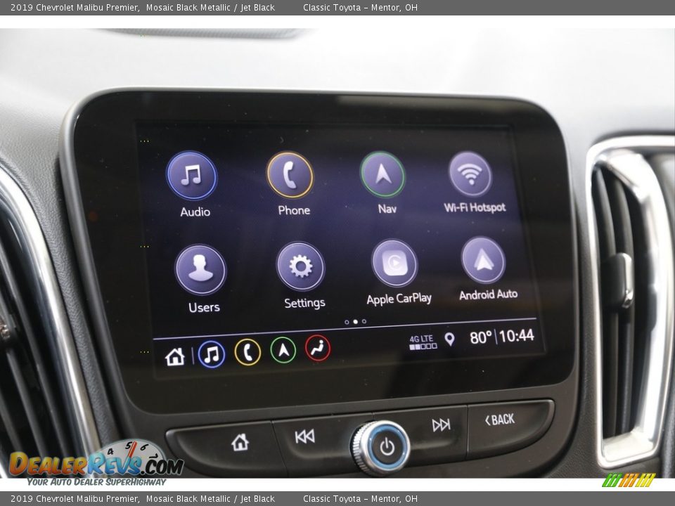 2019 Chevrolet Malibu Premier Mosaic Black Metallic / Jet Black Photo #10