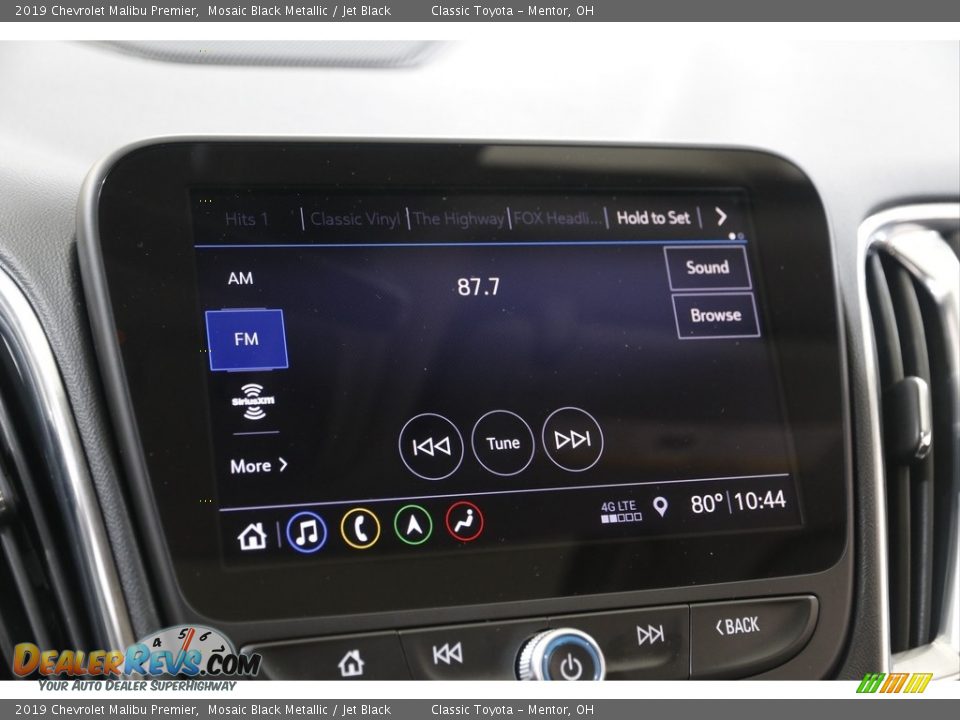 2019 Chevrolet Malibu Premier Mosaic Black Metallic / Jet Black Photo #11