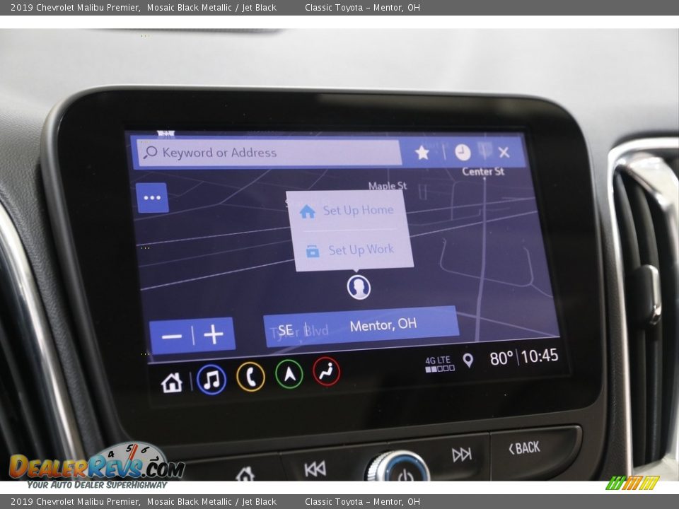 2019 Chevrolet Malibu Premier Mosaic Black Metallic / Jet Black Photo #13