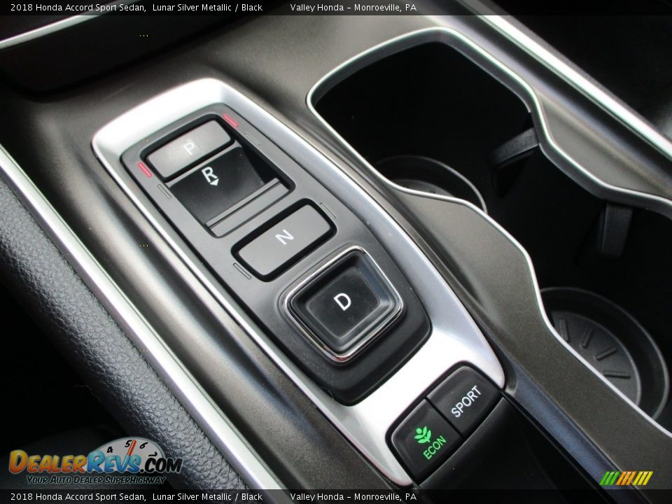 2018 Honda Accord Sport Sedan Lunar Silver Metallic / Black Photo #18