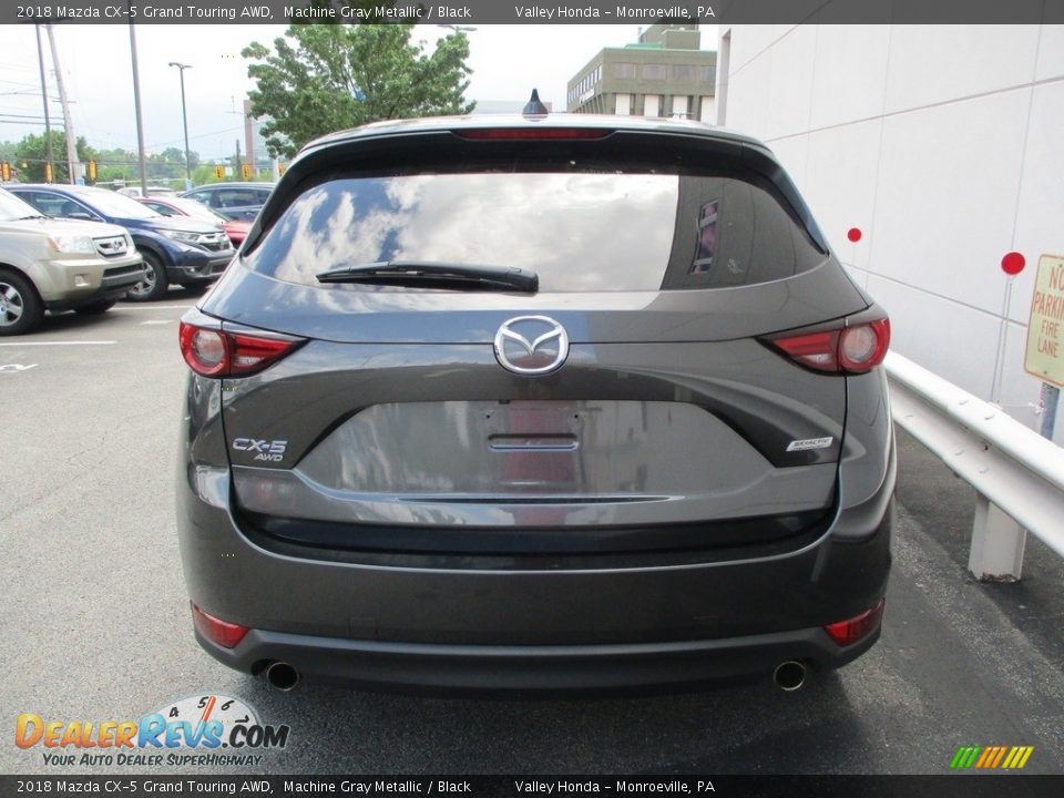 2018 Mazda CX-5 Grand Touring AWD Machine Gray Metallic / Black Photo #4