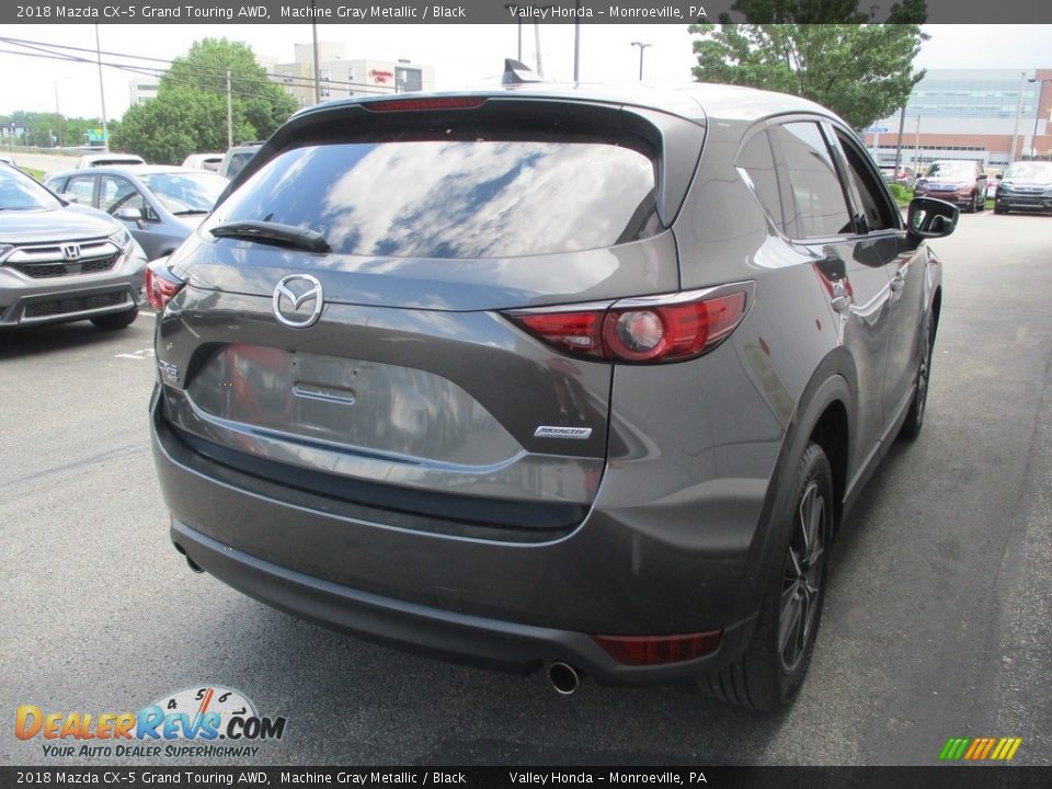 2018 Mazda CX-5 Grand Touring AWD Machine Gray Metallic / Black Photo #5