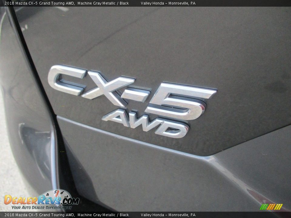 2018 Mazda CX-5 Grand Touring AWD Machine Gray Metallic / Black Photo #6