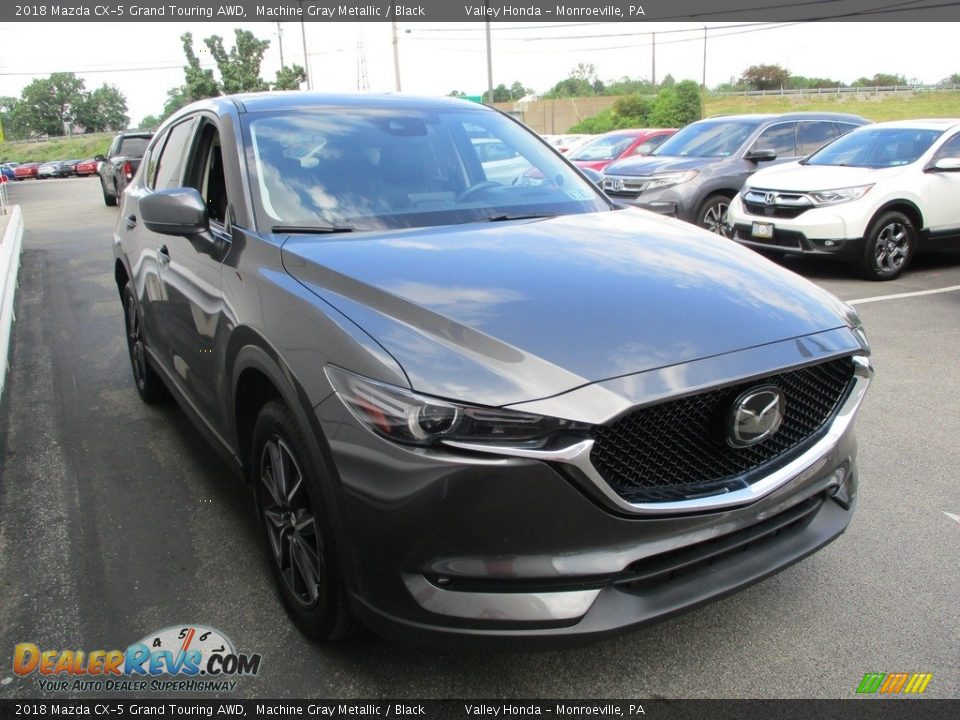 2018 Mazda CX-5 Grand Touring AWD Machine Gray Metallic / Black Photo #8