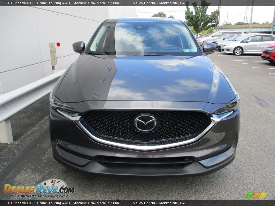 2018 Mazda CX-5 Grand Touring AWD Machine Gray Metallic / Black Photo #9