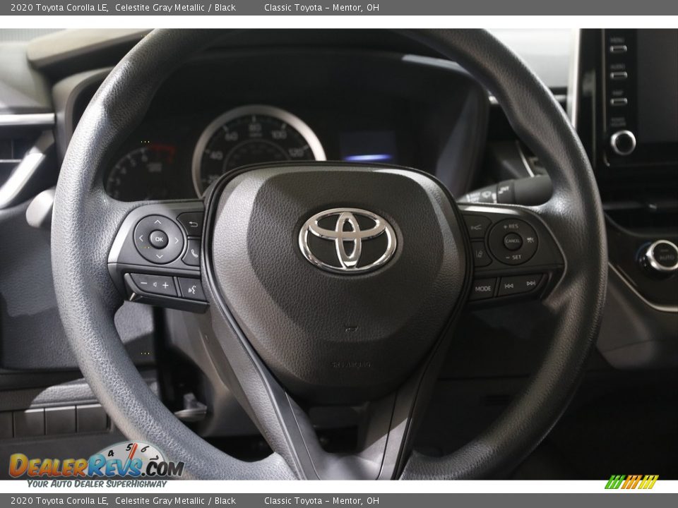 2020 Toyota Corolla LE Celestite Gray Metallic / Black Photo #7