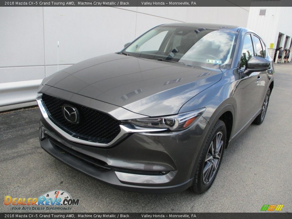 2018 Mazda CX-5 Grand Touring AWD Machine Gray Metallic / Black Photo #10