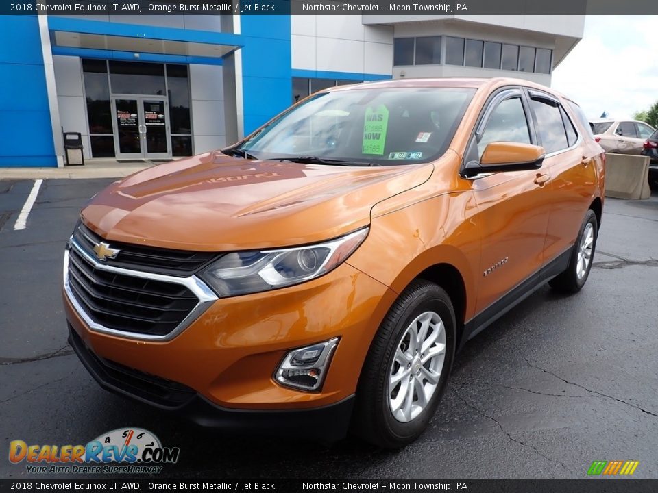 2018 Chevrolet Equinox LT AWD Orange Burst Metallic / Jet Black Photo #2