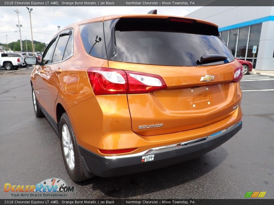 2018 Chevrolet Equinox LT AWD Orange Burst Metallic / Jet Black Photo #5