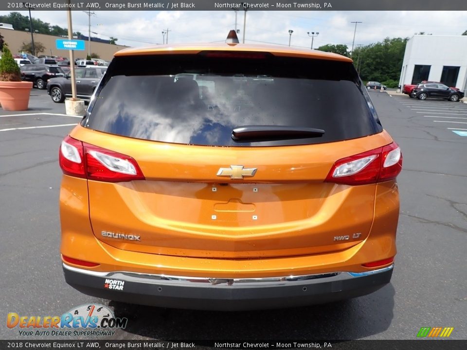 2018 Chevrolet Equinox LT AWD Orange Burst Metallic / Jet Black Photo #6