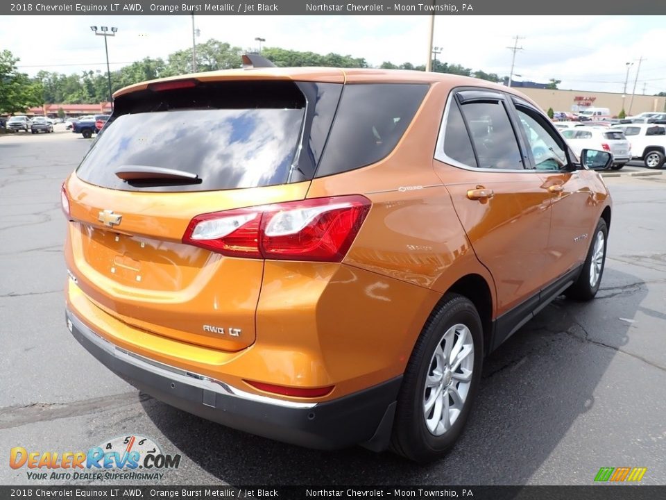 2018 Chevrolet Equinox LT AWD Orange Burst Metallic / Jet Black Photo #8