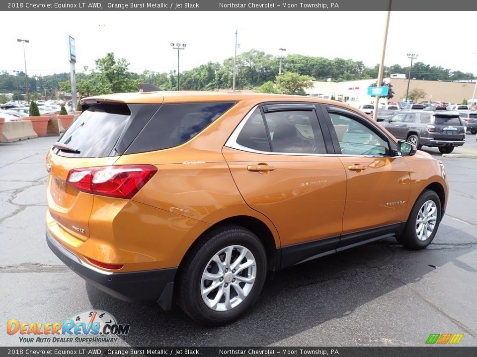 2018 Chevrolet Equinox LT AWD Orange Burst Metallic / Jet Black Photo #9