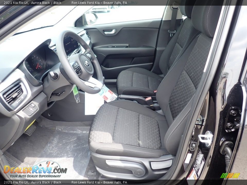 2021 Kia Rio LX Aurora Black / Black Photo #13