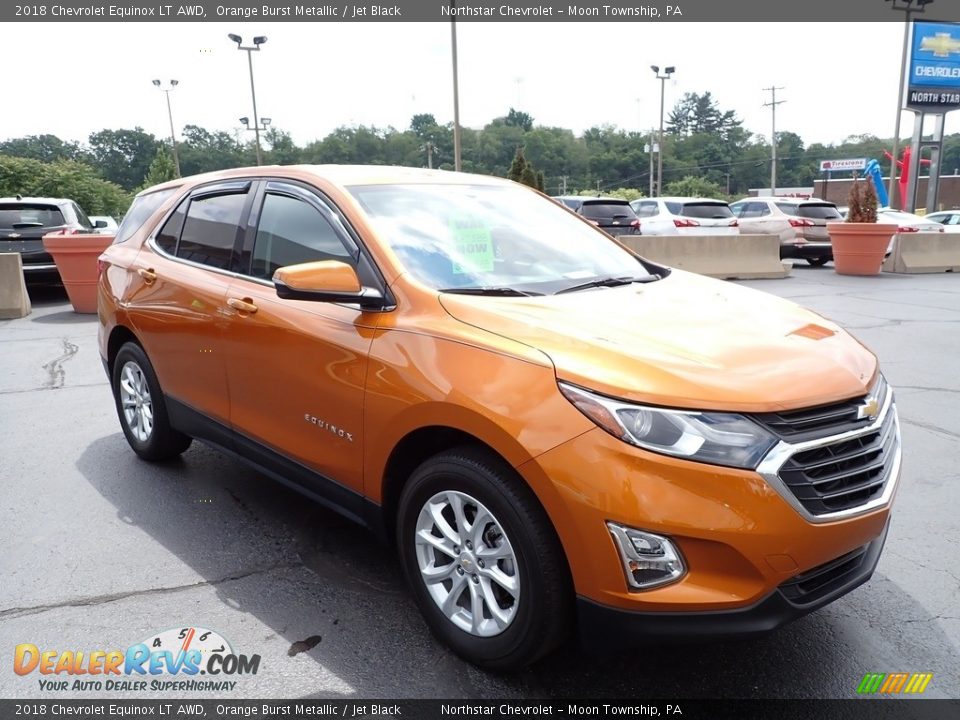 2018 Chevrolet Equinox LT AWD Orange Burst Metallic / Jet Black Photo #11
