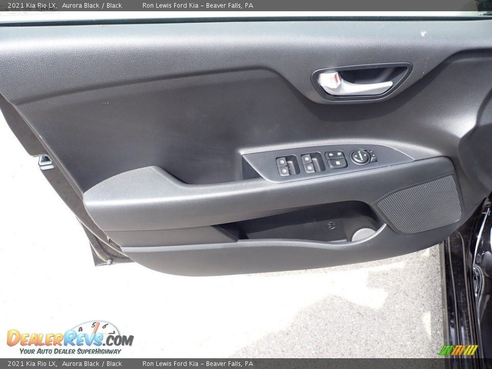 2021 Kia Rio LX Aurora Black / Black Photo #14